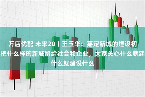 万店优配 未来20丨王玉华：嘉定新城的建设初衷就是把什么样的新城留给社会和企业，大家关心什么就建设什么